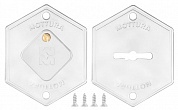Картинка Комплект накладок на сувальдный замок MOTTURA 95.299 (ХРОМ), 2 шт